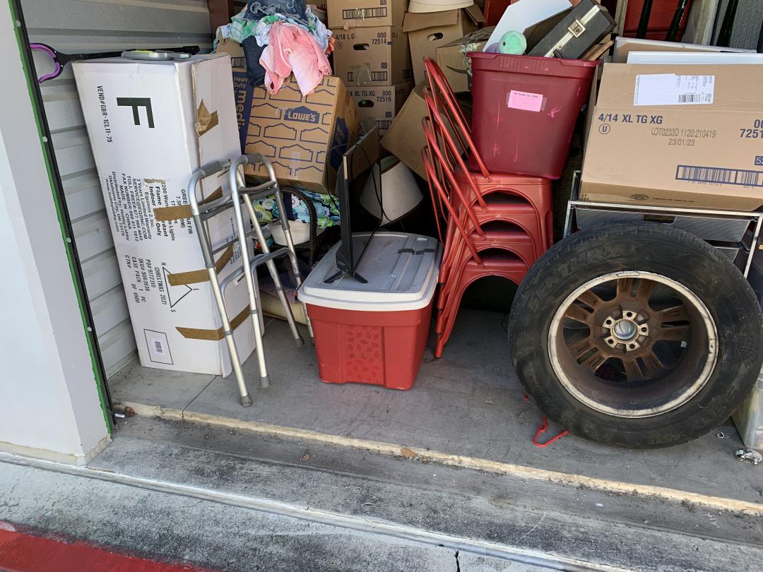 Storage Unit Auction in San Antonio, TX at Key Storage UTSA ends on